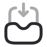 Directbox Receive SVG Icon